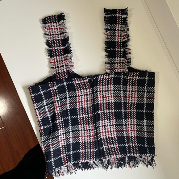 ZARA Tweed Croptop - Picture 2 of 4